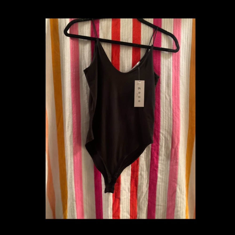 Black Tank Top Body Suit
